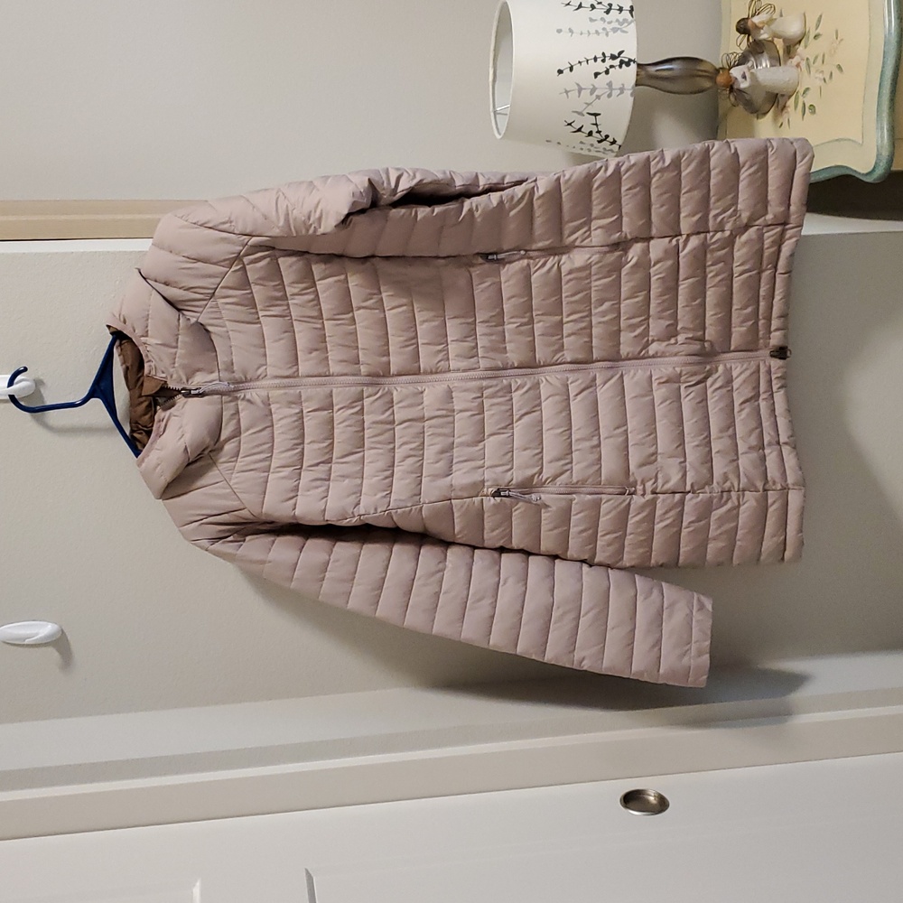 Columbia Women's Puffer Long Coat size L Excellent condition Pale Rose